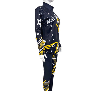 SPORTLICH WEAR New <b>Jersey</b> Sets <b>Women's</b> Autumn Sports Long Sleeve Hooded Printed Polyester/Cotton Casual <b>Jacket</b> Tracksuit - Product Image 5
