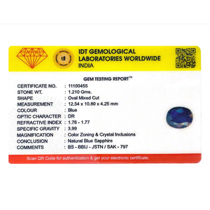 Handcrafted 6.05 Carat Blue Sapphire Loose Gemstone for Fine Jewelry - Product Image 4