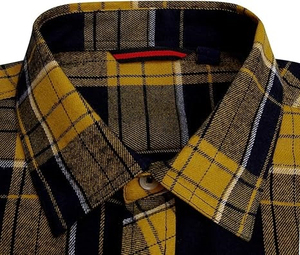 Chemise en flanelle à carreaux pour homme, manches longues, boutonnée, décontractée, style workwear, streetwear, chemise en coton à carreaux, fabricant de vêtements OEM - Product Image 2