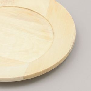 Piatto Decorativo Artigianale in Legno da 13 Pollici, Sottopiatto in Bambù e Legno, Stoviglie Realizzate da Artigiani - Product Image 2