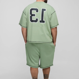 Conjunto de 2 Camisetas para Hombre de Alta Calidad al por Mayor OEM, Tejido Ligero de Algodón Transpirable de Secado Rápido, 250g, Informal, para Verano - Product Image 2