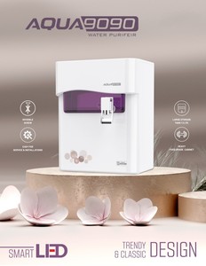 Purificador de agua AQUA 9090 BLANCO MORADO con sistema RO, ZINC, COBRE, ALKALINO, TDS, capacidad de almacenamiento de 13L, indicador LED, material de grado alimenticio. - Product Image 6