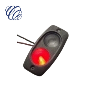 ไฟเลี้ยวข้างแบบ LED รุ่น OPTOR Low Profile Aerodynamic 360 องศา Halo Glow ABS PC สีแดง ใหม่ 3W - Product Image 2