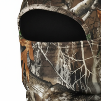 Cagoule de chasse respirante, coupe-vent et anti-UV, motif camouflage, masque intégral tactique, cagoule unisexe pour activités de plein air, pêche, paintball, cache-cou