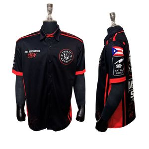 Maillot de course respirant à manches courtes imprimé sur mesure pour la moto et les courses automobiles avec logo personnalisé pour hommes - Product Image 4