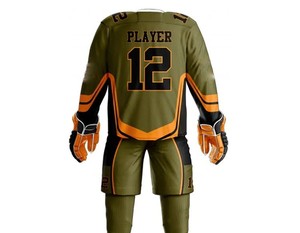 Uniforme de Hockey sobre Hielo para Hombre al Por Mayor, Último Modelo, Material Duradero, Totalmente Personalizable - Product Image 2