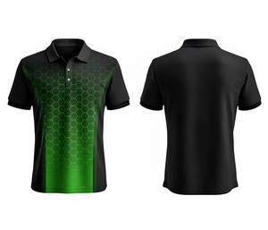 Eco-Friendly Full Sublimation Polo Shirt with Digital Printing for Men Women Youth Quick-Dry Dry-Fit Active Polo - Product Image 3
