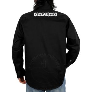 Chemises de travail FR ignifuges, antistatiques, réfléchissantes, en coton, à manches longues, vêtements de soudeur, vente en gros, légères, FR - Product Image 2