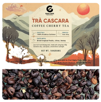 Gaia Caf Cascara Kersenthee Arabica Catimor Specialiteit Graad Vietnam Lam Dong 0,1kg Lage Prijs Gezond Mooi Nieuwe Oogst 2024-2025