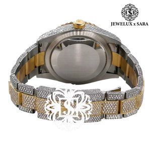 Montre Hip Hop en Moissanite pour Homme, Montre-Bracelet de Luxe en Acier Inoxydable Sertie de Diamants pour Soirées, Mode et Streetwear - Product Image 2