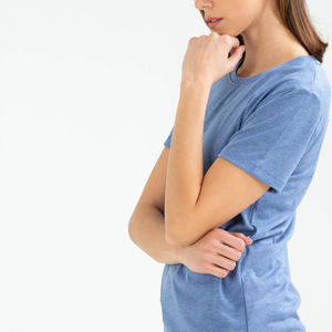 Camiseta Personalizada para Mujer, Camiseta Lisa Estampada para Dama, Camiseta Corta de Algodón con Estampado Personalizado, Camiseta de Manga Corta para Mujer - Product Image 6