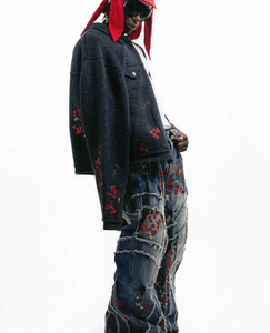 <b>Wholesale</b> Acid Wash <b>Sweatpants</b> High Quality Men's <b>Sweatpants</b> With Pockets Custom Logo Sweat Pants for Men - Product Image 4