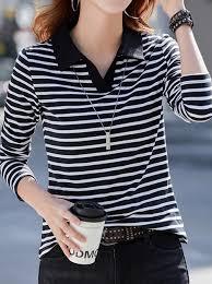เสื้อโปโลผู้หญิงแขนยาวทรงสบายอเนกประสงค์ ผ้าคอตตอนหวี 200gsm ทนทาน ใส่ได้ทุกวัน ขายส่งแบบไม่มีลาย - Product Image 3