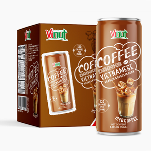 Iced <b>Coffee</b> 250 ml 8.45 fl oz Ready To Drink <b>Coffee</b> VINUT 24 <b>cans</b> carton <b>can</b> Non GMO Dairy Free Gluten Free OEM ODM Private Labe - Product Image 1
