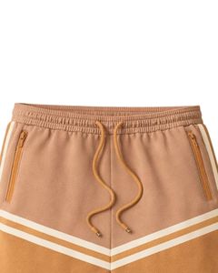 Pantalones Cortos Deportivos para Hombre en Color Camel y Tono Bronceado, con Cordón Ajustable, Bolsillos con Cremallera, Casuales, de Verano, para Playa, de Secado Rápido y Cómodos - Product Image 5
