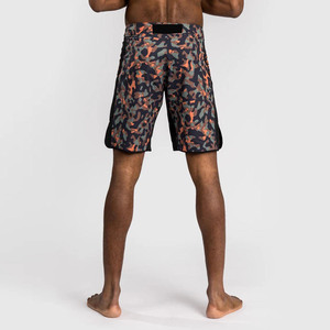 Shorts de combat MMA pour hommes, orange camouflage, séchage rapide, imprimé numérique, spandex, shorts d'arts martiaux - Product Image 5
