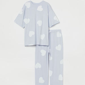 Oferta Especial: Conjunto de Pijama Casual para Mujer, Talla 1/6, Ropa de Dormir para Primavera/Verano, Precio de Fábrica - Product Image 1