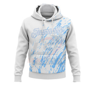 Sweat-shirt à capuche pour homme, conçu sur mesure, pour les sports d'hiver, en polaire épaisse, uni, teinture unie - Product Image 1