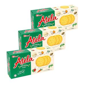 Craquelins croustillants aux légumes HALAL Atela 150g Sachets Biscuits au goût sucré et salé Texture croustillante à faible teneur en glucides Produit FMCG - Product Image 3