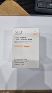 Masque multivitaminé belif Super Knights 75ml, date d'expiration 2027.09.26 - Product Image 1