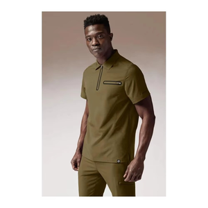 Hot Selling Women Custom Logo Nursing <b>Scrubs</b> Set Anti-Wrinkle Surgical <b>Hand</b> Drawn Wholesale Hospital <b>Scrubs</b> Suit Doctors Uniform - Product Image 3
