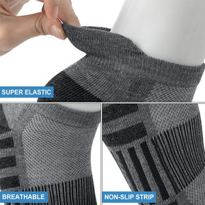 Calcetines Deportivos Transpirables para Baloncesto, Correr, Trotar, con Agarre, Compresión, para Entrenamiento, Gimnasio, Tobilleros, con MOQ Bajo - Product Image 2