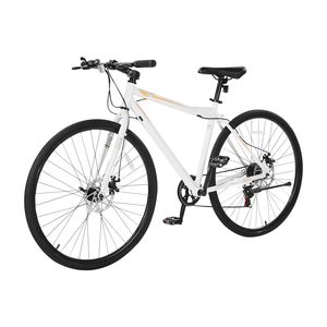 Bicicleta Híbrida Ligera con Cuadro de Aluminio, Ruedas 700c, Bicicleta Urbana para Hombres y Mujeres Adultos - Product Image 1