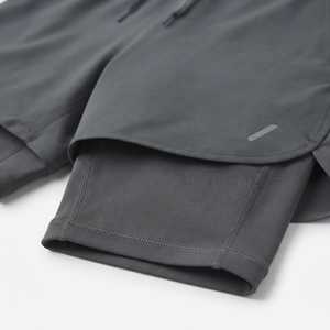 Wholesale Custom Logo <b>Men</b> 2 in 1 Running <b>Shorts</b> Quick Dry Gym Fitness Workout Sports <b>Shorts</b> with Pocket OEM ODM Manufacturer - Product Image 4