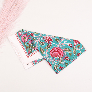 Pañuelo Cuadrado de Algodón Estampado a Mano Estilo Boho Vintage, Teñido Natural, Multifuncional, para la Cabeza, Estilo Vaquera, Venta al por Mayor - Product Image 5