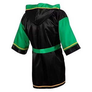 Batas de Boxeo de Alta Calidad con Material Satinado a Precio de Fábrica para Adultos con Diseños de Logotipo Personalizados OEM - Product Image 3
