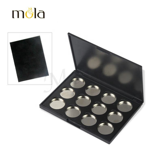 DIY 12 PCS 26mm Boîtes de palette en aluminium magnétiques vides pour cosmétiques, maquillage, fards à paupières - Product Image 2