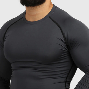 Camisetas de Compresión de Último Diseño de Fabricante Pakistaní, Camisetas de Compresión para Hombre de Spandex y Poliéster, Material Sólido, Precio Económico - Product Image 2