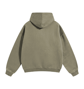 Sweat à capuche pour homme grande taille, pull en molleton à épaules tombantes, sweat à capuche surdimensionné épais, fabricant de vêtements en marque privée - Product Image 2