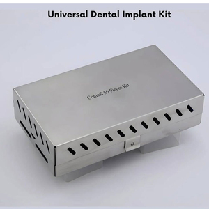 50-teiliges Zahnimplantat-Chirurgie-Set, Universelles Konisches Implantat-Instrumentenset mit Implantatbohrern, Schraubendrehern und Restaurationswerkzeugen - Product Image 5