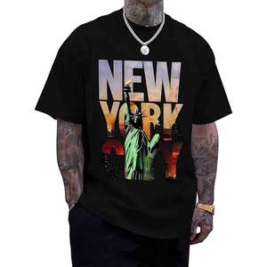 T-shirts graphiques pour hommes, chemises d'été à col rond, manches courtes, décontractées, vintage - Product Image 1