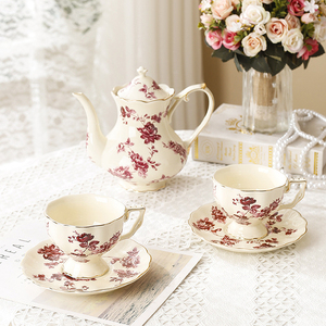 Contemporary Artistic <b>Tea</b> <b>Set</b> With Unique Abstract Patterns Premium <b>Tea</b> <b>Cups</b> Stylish Teapot Decorative Serving Tray - Product Image 5