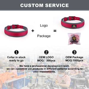 Collier pour chien en nylon tactique rembourré et réglable de 2 pouces, robuste, avec poignée et rivets imprimés – Offre Spéciale - Product Image 5