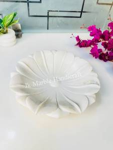 Escultura Floral Tallada en Mármol Pulido Hecha a Mano, Decoración Floral para el Hogar, Imitación Antigua, Precio al por Mayor - Product Image 4