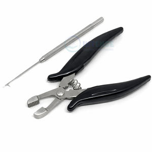 Alicates Profesionales de Acero Inoxidable OEM de 6 Pulgadas para Eliminar Enlaces y Ranuras Horizontales, Agujas de Ganchillo Ligeras y Reutilizables para Cabello - Product Image 6