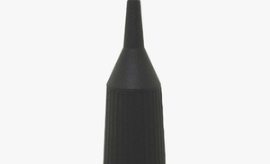 Vase en métal cannelé noir mat - Bouteille haute moderne pour décoration florale de table, idéale pour la décoration intérieure de luxe et l'accentuation du salon - Product Image 2