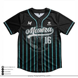 Maillot de baseball de haute qualité avec logo personnalisé, chemise d'équipe boutonnée, uniforme sportif léger en polyester à séchage rapide pour hommes et femmes - Product Image 5