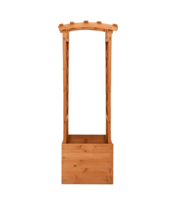 กระถางต้นไม้ไม้สูงพร้อมโครงตาข่ายตกแต่งสำหรับปลูกดอกไม้แบบเลื้อย ปลูกแนวตั้งสำหรับใช้ในพื้นที่กลางแจ้ง จากเวียดนาม - Product Image 2