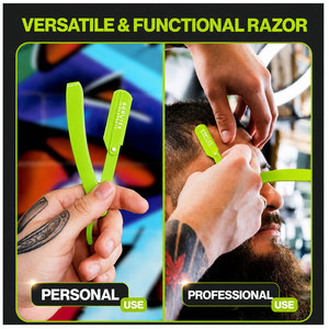 Razors <b>Barber</b> Straight Razor Kit .5mm Exposure 10 <b>Blades</b> Chicago - Product Image 6