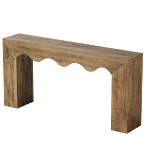 Consolle in legno con contenitore per divano o ingresso - Product Image 5