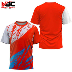 Camiseta Deportiva de Nuevo Diseño, 100% Poliéster, Sublimación, Impresión de Diseño Personalizado, Camiseta Blanca para Hombre, Camiseta a Bajo Precio - Product Image 6