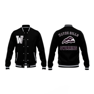 Chaqueta Varsity Personalizada OEM Estilo Americano con Gráficos Atrevidos y Bordado Personalizado para Gen Z, para el Día a Día y para la Universidad - Product Image 3