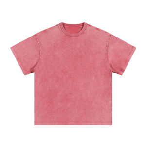 Fournisseur OEM de T-shirts délavés à l'acide, T-shirts en coton vieilli, impressions personnalisées, commandes en gros, fabrication pour l'exportation destinée aux acheteurs mondiaux - Product Image 5