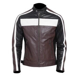 High Quality Top Grain <b>Leather</b> <b>Men</b> <b>Leather</b> <b>Jackets</b> Genuine <b>Leather</b> <b>Jacket</b> - Product Image 6