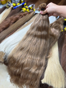 Extensiones de Cabello Rubio Vietnamita Virgen 100% de Alta Calidad NASA HAIR VIETNAM, Superventas, Ondulado Natural, Super Double Drawn para Mujer - Product Image 2