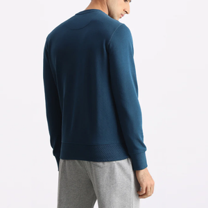 Sudadera de Algodón Tejido para Hombre, Manga Larga, Cuello Redondo, Patrón 3D, Impresión Digital, Ropa Deportiva Casual, Logotipo Personalizado - Product Image 4